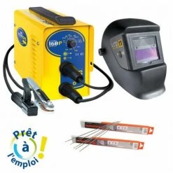 Pack Poste à Souder Inverter GYSMI 160 P + Masque LCD TECHNO 11 + Électrodes R51