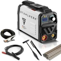 STAHLWERK ARC 200 MD IGBT - Machine à Souder DC MMA / Lift-TIG Avec 200 Ampères Très Compacte, Garantie* Du Fabricant De 7 Ans 6 STAHLWERK ARC 200 MD IGBT - Machine à Souder DC MMA / Lift-TIG Avec 200 Ampères Très Compacte, Garantie* Du Fabricant De 7 Ans -Soudure à larc Sales Store 18812440 3