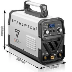 STAHLWERK DC TIG 200 ST IGBT - Soudeuse Combinée TIG Avec 200 A Avec Fonction MMA , Garantie De 7 Ans, Soudure De L'acier, De L'acier Inoxydable Etc. -Soudure à larc Sales Store 19154630 5