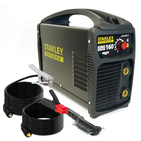 Poste à Souder Inverter STANLEY FATMAX KING 160 PRO 100% Duty Cycle MMA Electrodes Acier Inox Fonte Basiques 1.6 à 4 Mm 2 Poste à Souder Inverter STANLEY FATMAX KING 160 PRO 100% Duty Cycle MMA Electrodes Acier Inox Fonte Basiques 1.6 à 4 Mm – Image 2