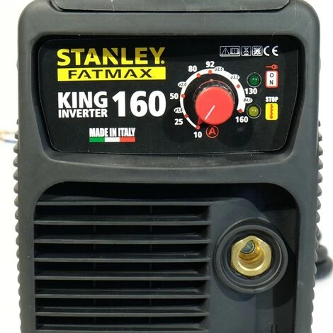 Poste à Souder Inverter STANLEY FATMAX KING 160 PRO 100% Duty Cycle MMA Electrodes Acier Inox Fonte Basiques 1.6 à 4 Mm 3 Poste à Souder Inverter STANLEY FATMAX KING 160 PRO 100% Duty Cycle MMA Electrodes Acier Inox Fonte Basiques 1.6 à 4 Mm – Image 3