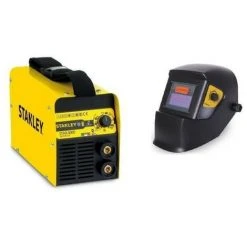 STANLEY Poste A Souder Inverter Star4000 160A Avec Cagoule De Soudure LCD Automatique 9/13 + Lot De 5 électrodes