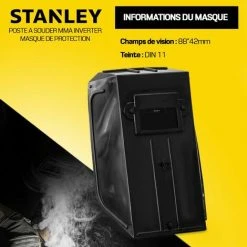 STANLEY Poste à Souder Inverter Max 130A -Soudure à larc Sales Store 32970102 3