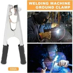 GUAZHUNIFR Pince De Masse Pour Soudure à L'arc,Pince De Masse, Pince De Masse Soudure, Pince De Masse Laiton, Fabriqué En Fer, Durable, Sûr Et Stable, Confortable à Tenir, Adapté Au Soudage électrique Guazhuni(500A) 8 GUAZHUNIFR Pince De Masse Pour Soudure à L'arc,Pince De Masse, Pince De Masse Soudure, Pince De Masse Laiton, Fabriqué En Fer, Durable, Sûr Et Stable, Confortable à Tenir, Adapté Au Soudage électrique Guazhuni(500A) -Soudure à larc Sales Store 46565442 4