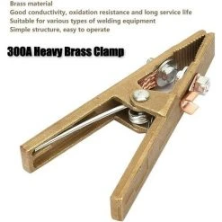 Pince De Masse Soudure 300A Mâchoire Lourde En Laiton Pince De Terre Soudure Pour Poste De Soudage Welder Macaron 8 Pince De Masse Soudure 300A Mâchoire Lourde En Laiton Pince De Terre Soudure Pour Poste De Soudage Welder Macaron -Soudure à larc Sales Store 53106868 4