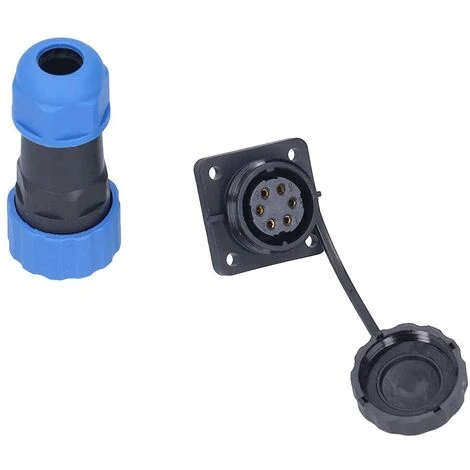 Prise De Courant étanche, Adaptateur De Connecteur Industriel Connexion De Soudage Résistant à L'oxydation Pour Les équipements électroniques Pour Les Communications (6 Noyaux) Macaron 4 Prise De Courant étanche, Adaptateur De Connecteur Industriel Connexion De Soudage Résistant à L'oxydation Pour Les équipements électroniques Pour Les Communications (6 Noyaux) Macaron – Image 4