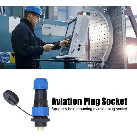 Prise De Courant étanche, Adaptateur De Connecteur Industriel Connexion De Soudage Résistant à L'oxydation Pour Les équipements électroniques Pour Les Communications (6 Noyaux) Macaron 5 Prise De Courant étanche, Adaptateur De Connecteur Industriel Connexion De Soudage Résistant à L'oxydation Pour Les équipements électroniques Pour Les Communications (6 Noyaux) Macaron – Image 5
