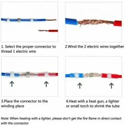 Cosses Electriques Souder Gaine Terminaux Thermorétractables Cuivre Electrique, Fil Câble Connecteur Macaron -Soudure à larc Sales Store 53106877 4