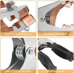 Pince De Masse Pince De Masse Laiton, Fabriqué En Fer, Durable, Sûr Et Stable, Confortable à Tenir, Adapté Au Soudage électrique (800A)Macaron 7 Pince De Masse Pince De Masse Laiton, Fabriqué En Fer, Durable, Sûr Et Stable, Confortable à Tenir, Adapté Au Soudage électrique (800A)Macaron -Soudure à larc Sales Store 53106880 3