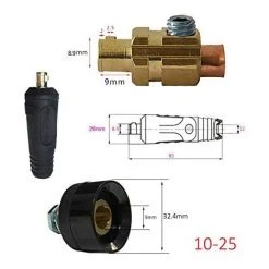 Câble De Soudage Rapide Pour Montage Rapide Prise Rapide Soudeur (DKJ10-25 & DKZ10-25)Macaron 7 Câble De Soudage Rapide Pour Montage Rapide Prise Rapide Soudeur (DKJ10-25 & DKZ10-25)Macaron -Soudure à larc Sales Store 53106884 3