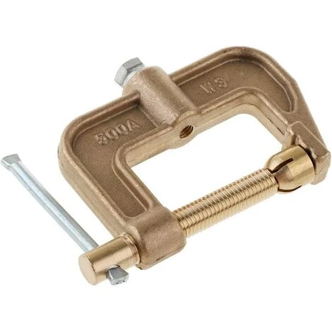 Pince De Terre à Souder 500 A Clip De Fil De Terre Tout En Cuivre Pour Soudure à L'arc Macaron 5 Pince De Terre à Souder 500 A Clip De Fil De Terre Tout En Cuivre Pour Soudure à L'arc Macaron – Image 5