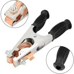 Gear Pince De Masse De Soudage, Pince De Terre De Soudage Galvanisée Pince De Tige De Terre 500A Magnétique Bonne Conductivité (US Type)Macaron -Soudure à larc Sales Store 53106895 4