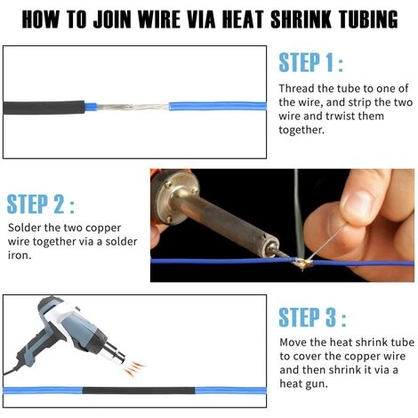 Connecteurs De Fil Auto-soudants Et Kit De Tubes Thermorétractables, étanches, Joints De Soudure, Joints De Soudure, Joints électriques Isolés Pour Joint De Fil De Voiture Macaron 3 Connecteurs De Fil Auto-soudants Et Kit De Tubes Thermorétractables, étanches, Joints De Soudure, Joints De Soudure, Joints électriques Isolés Pour Joint De Fil De Voiture Macaron – Image 3