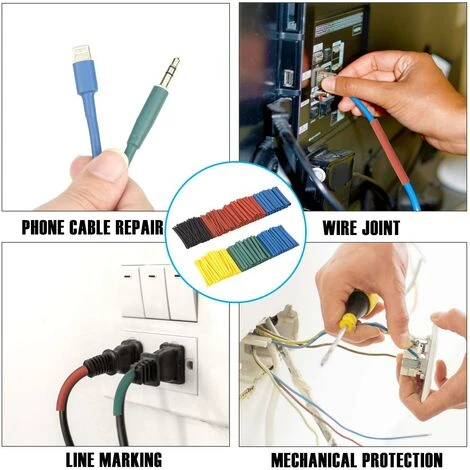 Connecteurs De Fil Auto-soudants Et Kit De Tubes Thermorétractables, étanches, Joints De Soudure, Joints De Soudure, Joints électriques Isolés Pour Joint De Fil De Voiture Macaron 5 Connecteurs De Fil Auto-soudants Et Kit De Tubes Thermorétractables, étanches, Joints De Soudure, Joints De Soudure, Joints électriques Isolés Pour Joint De Fil De Voiture Macaron – Image 5
