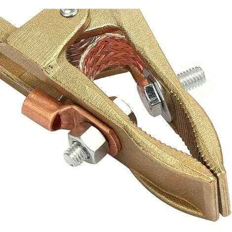 Pince De Masse Soudure, 500A Mâchoire Lourde En Laiton, Pince De Terre De Soudage Pour Poste De Soudage Welder (500A)Macaron 3 Pince De Masse Soudure, 500A Mâchoire Lourde En Laiton, Pince De Terre De Soudage Pour Poste De Soudage Welder (500A)Macaron – Image 3