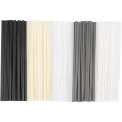 SUPERSELLER 20 Pièces Baguettes De Soudage En Plastique ABS/PP/PVC/PE Baguettes De Soudage Pour Pare-chocs De Voiture Pistolet De Soudage En Plastique/pistolet à Air Chaud - Polypropylène Noir -Soudure à larc Sales Store 54448151 4