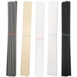 SUPERSELLER 20 Pièces Baguettes De Soudage En Plastique ABS/PP/PVC/PE Baguettes De Soudage Pour Pare-chocs De Voiture Pistolet De Soudage En Plastique/pistolet à Air Chaud - Polypropylène Noir -Soudure à larc Sales Store 54448151 5