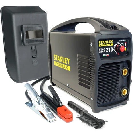 Poste à Souder INVERTER STANLEY FATMAX KING 210 PRO 100% Duty Cycle MMA Electrodes Acier Inox Fonte Basiques 1.6 à 5 Mm 2 Poste à Souder INVERTER STANLEY FATMAX KING 210 PRO 100% Duty Cycle MMA Electrodes Acier Inox Fonte Basiques 1.6 à 5 Mm – Image 2