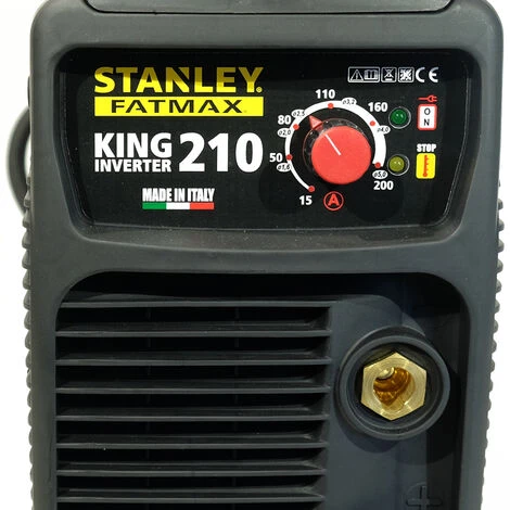 Poste à Souder INVERTER STANLEY FATMAX KING 210 PRO 100% Duty Cycle MMA Electrodes Acier Inox Fonte Basiques 1.6 à 5 Mm 3 Poste à Souder INVERTER STANLEY FATMAX KING 210 PRO 100% Duty Cycle MMA Electrodes Acier Inox Fonte Basiques 1.6 à 5 Mm – Image 3