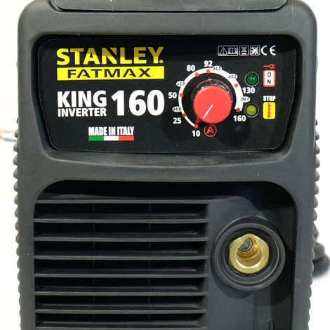 Poste à Souder INVERTER STANLEY FATMAX KING 160 PRO 100% Duty Cycle MMA Electrodes Acier Inox Fonte Basiques 1.6 à 4 Mm 2 Poste à Souder INVERTER STANLEY FATMAX KING 160 PRO 100% Duty Cycle MMA Electrodes Acier Inox Fonte Basiques 1.6 à 4 Mm – Image 2