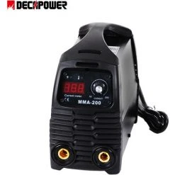 Decapower PLUSMMA Poste A Souder 200A A L'Arc Poste A Souder Inverter MMA Soudage Portable Haute Efficacite