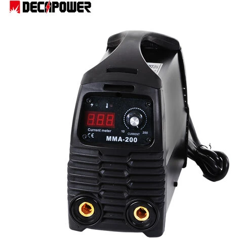 Decapower PLUSMMA Poste A Souder 200A A L'Arc Poste A Souder Inverter MMA Soudage Portable Haute Efficacite 1 Decapower PLUSMMA Poste A Souder 200A A L'Arc Poste A Souder Inverter MMA Soudage Portable Haute Efficacite