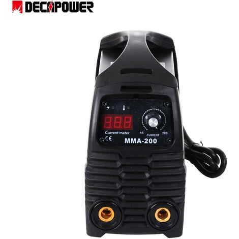 Decapower PLUSMMA Poste A Souder 200A A L'Arc Poste A Souder Inverter MMA Soudage Portable Haute Efficacite 2 Decapower PLUSMMA Poste A Souder 200A A L'Arc Poste A Souder Inverter MMA Soudage Portable Haute Efficacite – Image 2