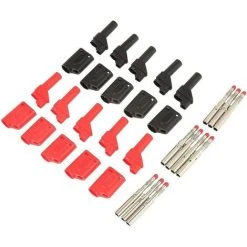 FR-LIFE BR-Vie 10 Pièces Connecteurs Bananes Enfichables 4 Mm De Sécurité Entièrement Isolés Rouge Noir -Soudure à larc Sales Store 57143479 4