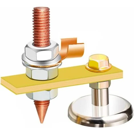 FLYME Fixer Pince Au Sol, Tête De L'aimant De Soudage, Pince De Soudage Magnétique Fixe De Serrage Solide Magnétique Solide Magnétique Pour Le Sol De Soudage électrique 1 FLYME Fixer Pince Au Sol, Tête De L'aimant De Soudage, Pince De Soudage Magnétique Fixe De Serrage Solide Magnétique Solide Magnétique Pour Le Sol De Soudage électrique