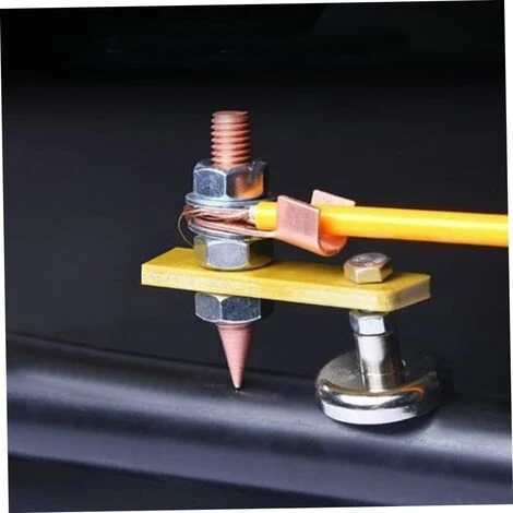 FLYME Fixer Pince Au Sol, Tête De L'aimant De Soudage, Pince De Soudage Magnétique Fixe De Serrage Solide Magnétique Solide Magnétique Pour Le Sol De Soudage électrique 2 FLYME Fixer Pince Au Sol, Tête De L'aimant De Soudage, Pince De Soudage Magnétique Fixe De Serrage Solide Magnétique Solide Magnétique Pour Le Sol De Soudage électrique – Image 2