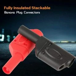 TINOR 10 Pièces Connecteurs Bananes Enfichables 4 Mm De Sécurité Entièrement Isolés Rouge Noir 8 TINOR 10 Pièces Connecteurs Bananes Enfichables 4 Mm De Sécurité Entièrement Isolés Rouge Noir -Soudure à larc Sales Store 58682808 4