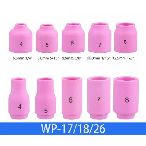 IRISFR Lilaris 49 Pcs Ensembles De Soudage TIG Lentille De Gaz En Cuivre Buses D'alumine Tasses Collets Accessoires De Soudage TIG Pour Pistolet De Soudage TIG 2 IRISFR Lilaris 49 Pcs Ensembles De Soudage TIG Lentille De Gaz En Cuivre Buses D'alumine Tasses Collets Accessoires De Soudage TIG Pour Pistolet De Soudage TIG – Image 2