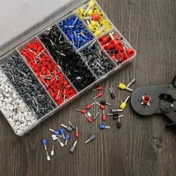 IRISFR Lilaris 1800 Pcs Boîtes à Bornes Sertir Isolées Embouts De Câblage Câble De Cosses 0,5-10,00 Mm² Pour Pince Électricien 9 IRISFR Lilaris 1800 Pcs Boîtes à Bornes Sertir Isolées Embouts De Câblage Câble De Cosses 0,5-10,00 Mm² Pour Pince Électricien -Soudure à larc Sales Store 58807748 5