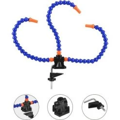 IRISFR Lilaris Mains Flexibles Pour Aider à Souder, Outil De Soudure à La Troisième Main, Avec Pinces Crocodile, Pour Réparer Les Groupes De Soudure.bleu, Une Pièce -Soudure à larc Sales Store 58807789 4