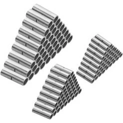 CHANCEY Connecteurs Bout à Bout Non Isolés,SEMAket Paquet De 200 Kit De Terminaison De Sertissage De Câble De Virole De FilTransparent Sans Soudure 22-18AWG 16-14AWG 12-10AWG Avec Boîte De Rangement -Soudure à larc Sales Store 60154979 4