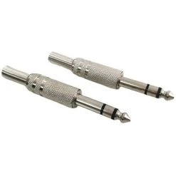 MACARON Jack Prise Jack 6,35mm Male à Souder Stéréo Fiche Male Connecteur Soudure LO-Ron（5pcs）