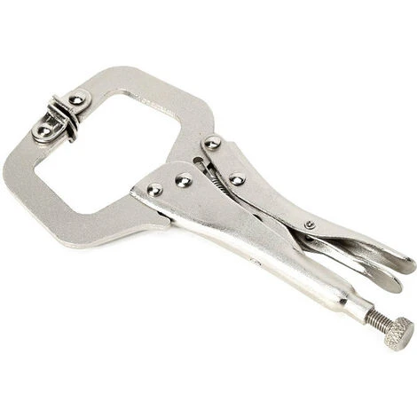 MACARON Lot De 2 Colliers De Serrage De Avec Patins Pivotants En Acier Pince étau De Soudage(170*85*15mm)LO-Ron 2 MACARON Lot De 2 Colliers De Serrage De Avec Patins Pivotants En Acier Pince étau De Soudage(170*85*15mm)LO-Ron – Image 2