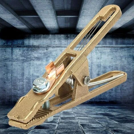 Laiton Pince De Masse,Pince De Terre à Souder Pour Souduremise à La Terre De Câble Pour La Machine De Soudure 1 Pcs (260A) 56Vingt 2 Laiton Pince De Masse,Pince De Terre à Souder Pour Souduremise à La Terre De Câble Pour La Machine De Soudure 1 Pcs (260A) 56Vingt – Image 2