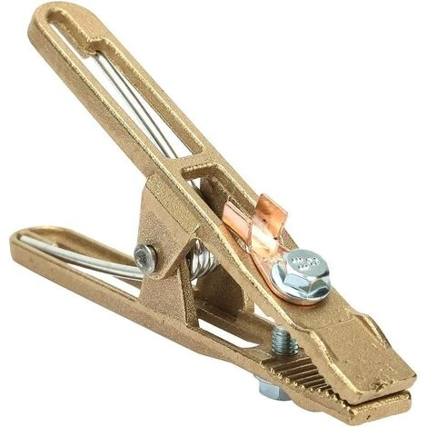 Laiton Pince De Masse,Pince De Terre à Souder Pour Souduremise à La Terre De Câble Pour La Machine De Soudure 1 Pcs (260A) 56Vingt 5 Laiton Pince De Masse,Pince De Terre à Souder Pour Souduremise à La Terre De Câble Pour La Machine De Soudure 1 Pcs (260A) 56Vingt – Image 5