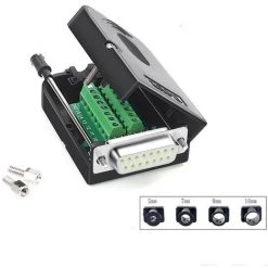 CATHERINE 2PCS Connecteur HDMI, Adaptateur De Prise Vers Bornier, Connecteur De Soudure Sans Rupture, (broche Solide Sans Soudure Femelle + Vis)