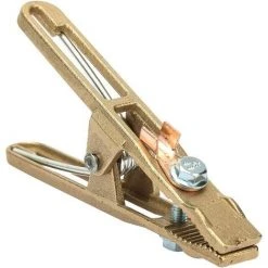 FLYME Pince De Terre à Souder Au Sol En Forme De A En Laiton, Pince à Souder 260A Pour Machine à Souder -Soudure à larc Sales Store 67636679 4