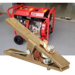 FLYME Pinces De Terre, Pince De Terre à Souder Au Sol En Laiton 300A En Forme De A, Pour Machine à Souder Pour Divers Types D'équipements De Soudage 9 FLYME Pinces De Terre, Pince De Terre à Souder Au Sol En Laiton 300A En Forme De A, Pour Machine à Souder Pour Divers Types D'équipements De Soudage -Soudure à larc Sales Store 67636726 5