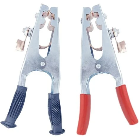 FLYME Pinces De Terre De Soudage, 2 Pièces Pinces De Terre De Soudage 300A Et 500A Pinces De Tige De Terre Prise Sûre Et Stable Confortable Adaptée Au Soudage électrique 1 FLYME Pinces De Terre De Soudage, 2 Pièces Pinces De Terre De Soudage 300A Et 500A Pinces De Tige De Terre Prise Sûre Et Stable Confortable Adaptée Au Soudage électrique
