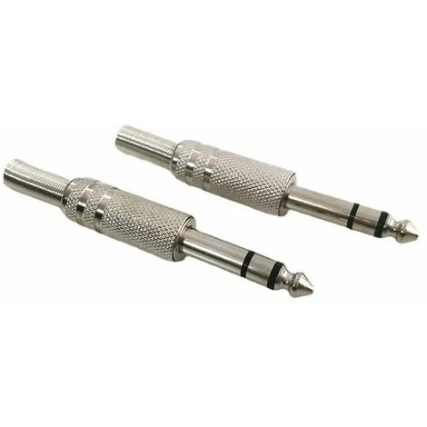 5pcs Jack Prise Jack 6,5mm Male à Souder Stéréo Fiche Male Connecteur Soudure 100% Métal,Lonvrèe 1 5pcs Jack Prise Jack 6,5mm Male à Souder Stéréo Fiche Male Connecteur Soudure 100% Métal,Lonvrèe