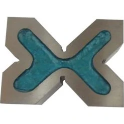 WILMART Paire De Vés 4 Entailles Fonte 95 X 70 X 35 Mm - Lot De 1